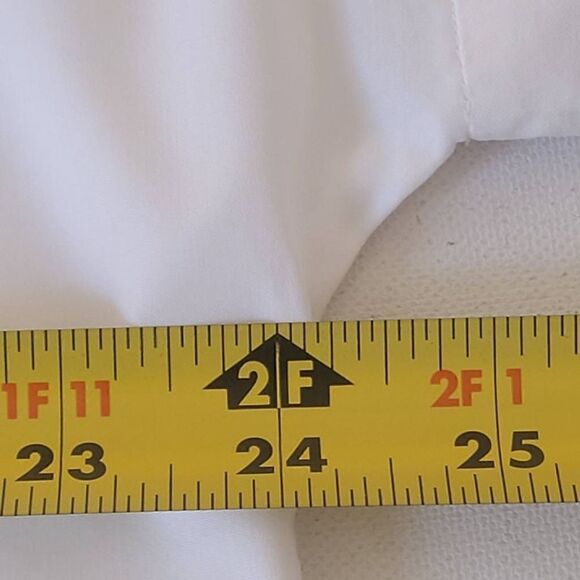 Eileen Fisher Womens White Tencel Short Sleeve Box Top Small - Picture 8 of 14